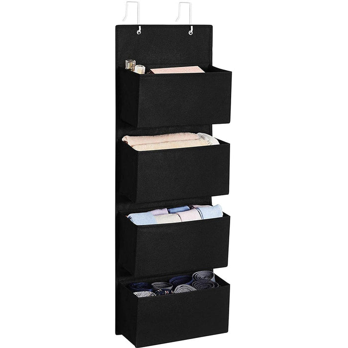 Over-Door Space-Saving Organiser, Black