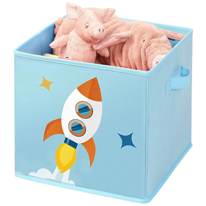 Fabric Toy Boxes, Space Themed (Set of 3)