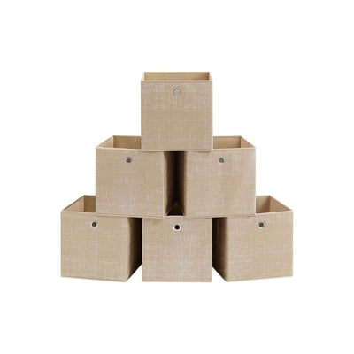 Square Boxes for Cube Storage, 33x33x33cm Songmics