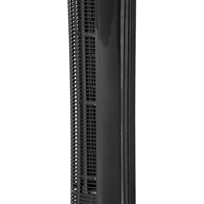 Black 30" Oscillating Tower Fan: 3 Speeds, Ultra Slim