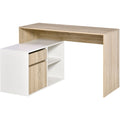 Modern Corner Desk with Storage Homcom