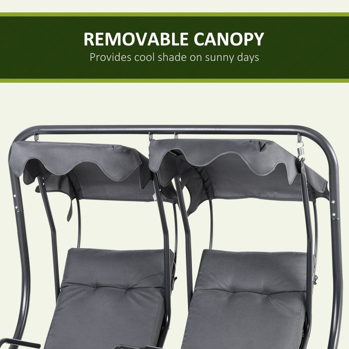 Canopy Swing Seat, Modern Garden Swing Seat, Outdoor