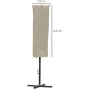 Outdoor Cantilever Umbrella Cover with Zipper Outsunny