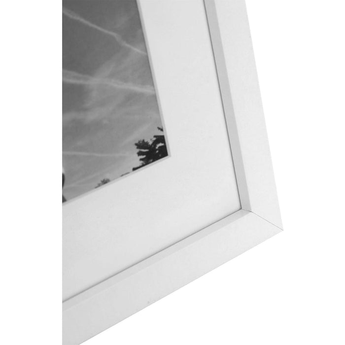 White Triple Photo Frame with Glass Front