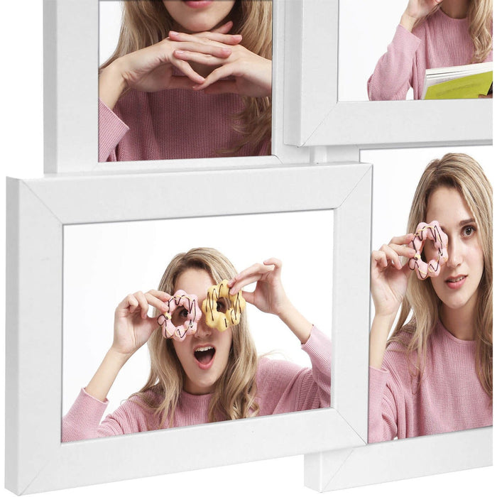 White Picture Frames Collage for 9 Photos