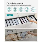 Songmics Underwear Drawer Organizer Black Set of 2 Songmics