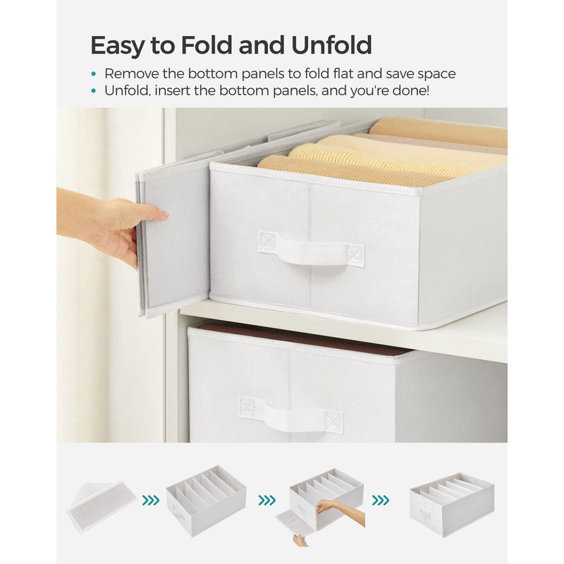 Collapsible Drawer Organiser, Set 2