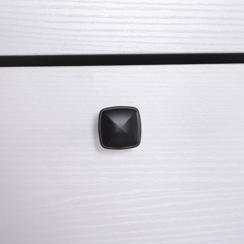 HOMCOM Narrow Shoe Cabinet For Hallway, White