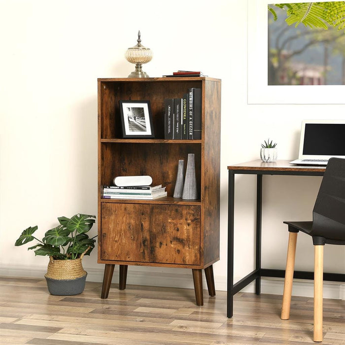 VASAGLE Retro 2-Tier Bookcase