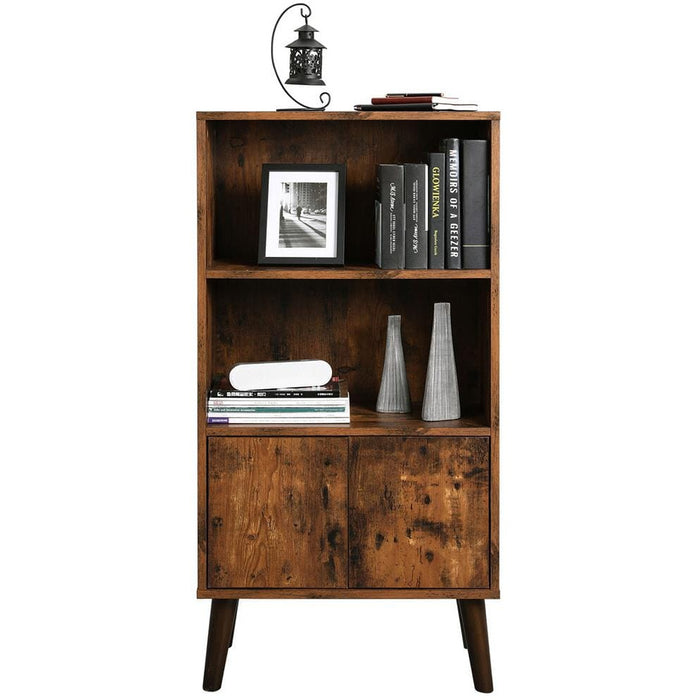 VASAGLE Retro 2-Tier Bookcase