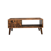 Retro Coffee Table With Storage by Vasagle
