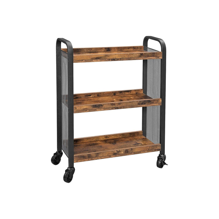 Vasagle Kitchen Cart On Wheels 3 Tier