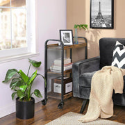 Vasagle Kitchen Cart On Wheels 3 Tier