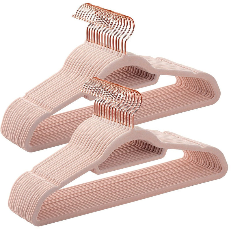 Rose Gold Clothes Hanger Set (Pack 30) by Songmics