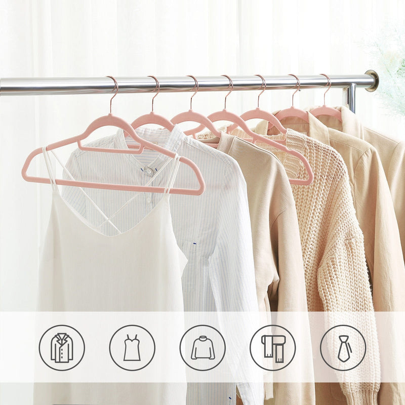 Rose Gold Clothes Hanger Set (Pack 30) by Songmics