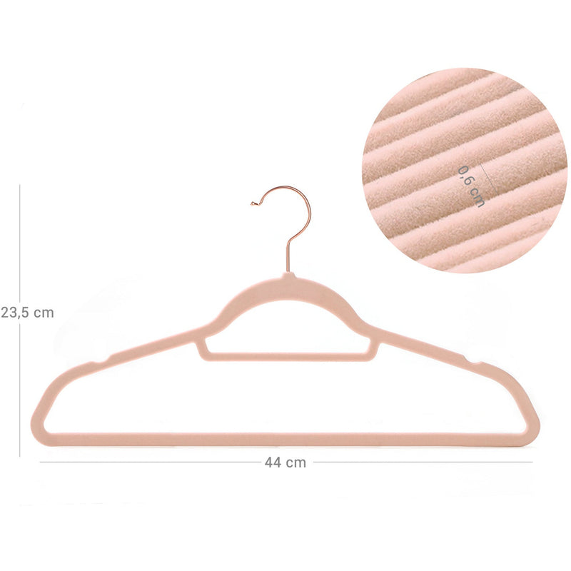 Rose Gold Clothes Hanger Set (Pack 30) by Songmics