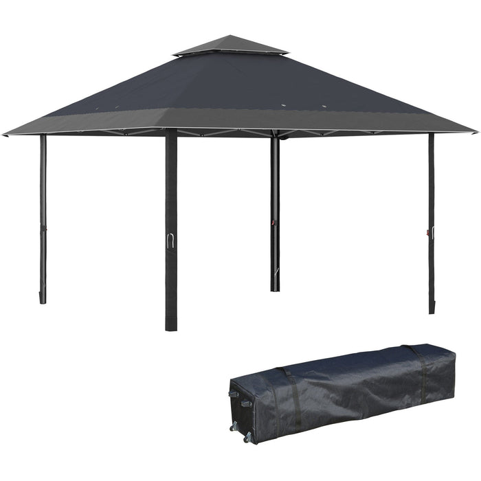 4x4 Pop Up Gazebo, Double Roof, Water & UV Resistant