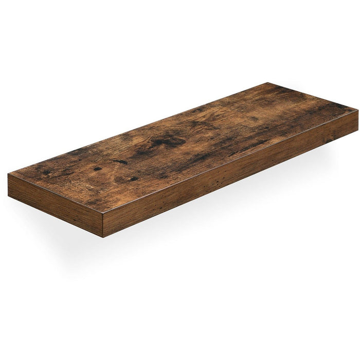 Vasgale Rustic Brown Floating Shelf (60cm)