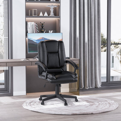 Faux Leather Office Chair Homcom