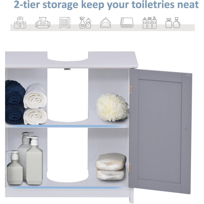 Under Bathroom Sink Storage Cabinet, 60 x 60cm