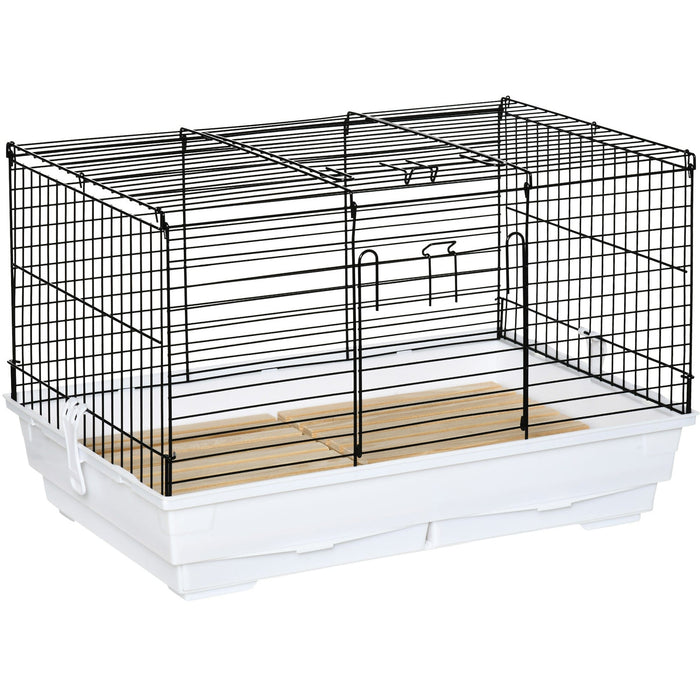 Small Animal Cage with Wood Floor (61.5x38x40cm)