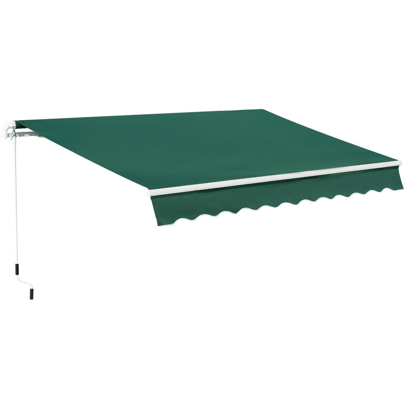 Awning Canopy Retractable, Manual Operation, 4x2.5m