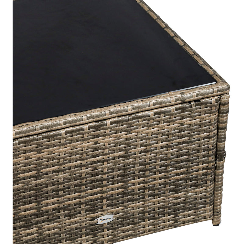 6 Seater Garden Patio Set with Coffee Table