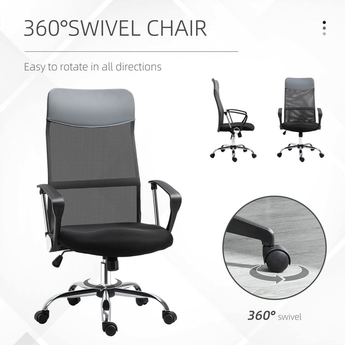Adjustable Black Mesh Ergonomic Office Chair