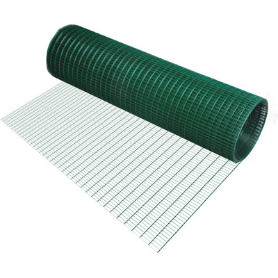 Dark Green PVC Coated Wire Mesh (30m) Pawhut
