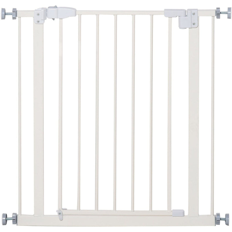 Pressure Fit Stair Gate, No Screws Required, 74-84cm, White