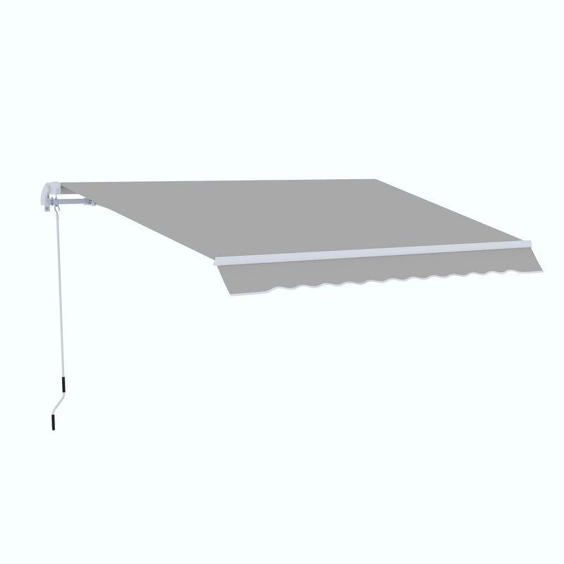 Awning Canopy Retractable, Manual Operation, 4x2.5m