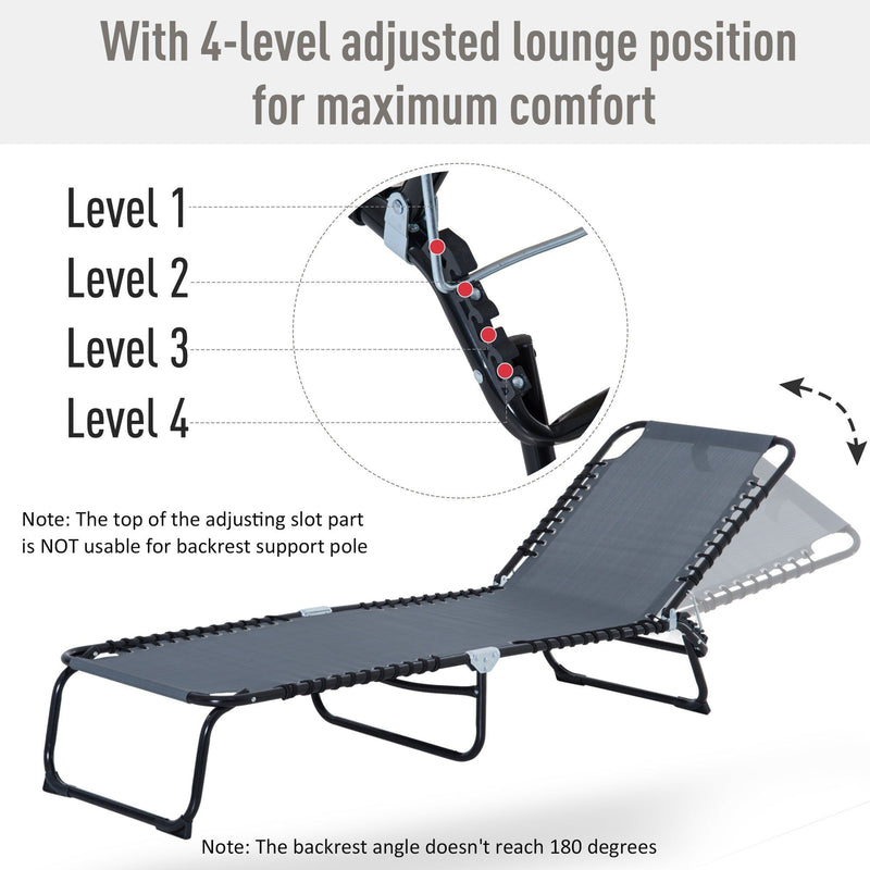 Lightweight Foldable Sun Lounger