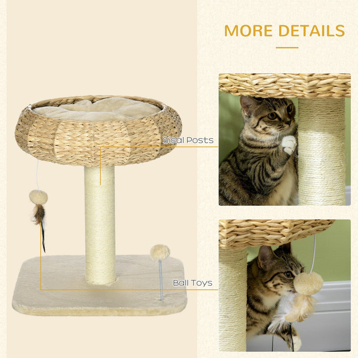 51cm Cat Tree With Sisal Scratching Post