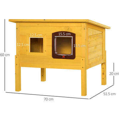 Outdoor Cat House Pawhut
