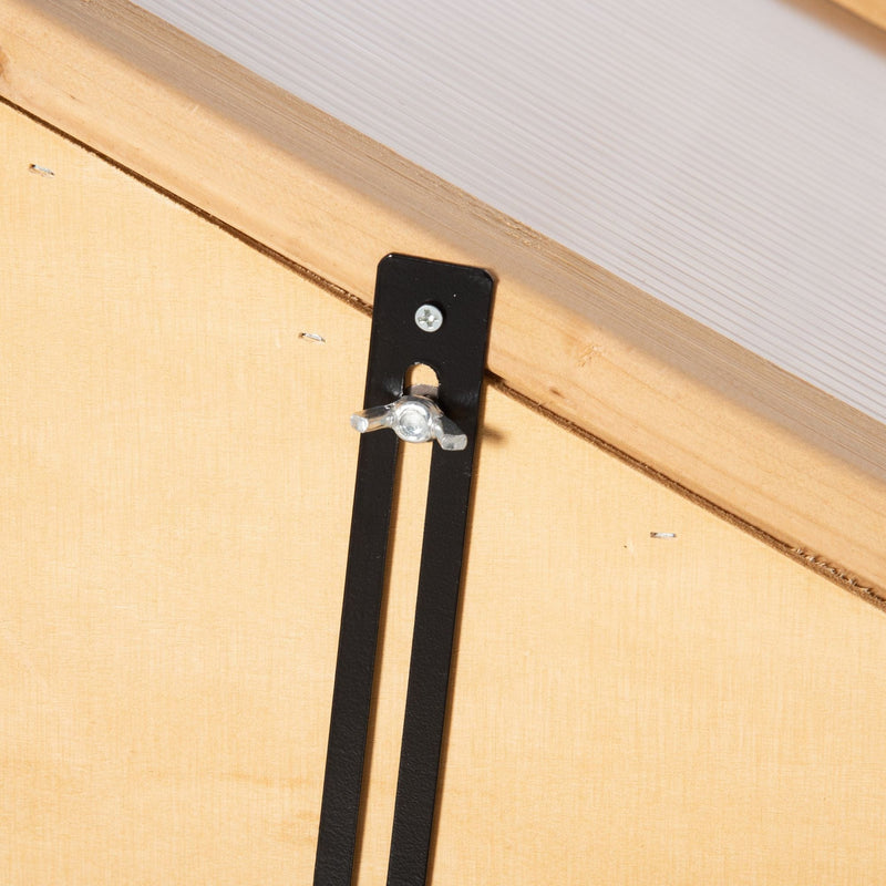 Small Wooden Greenhouse, Polycarbonate, 70x50x120cm