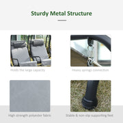 Canopy Swing Seat, Modern Garden Swing Seat, Outdoor Outsunny