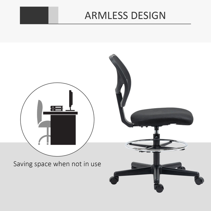 Mesh Standing Desk Chair Black