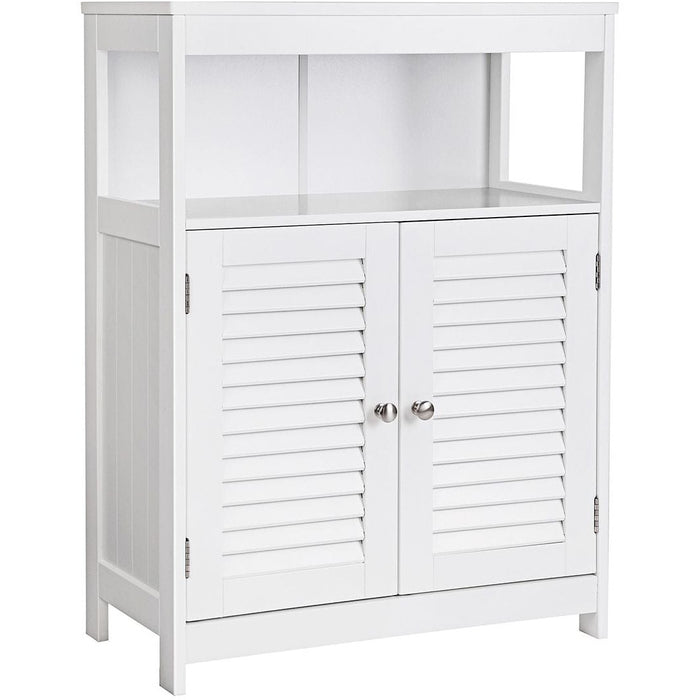 Vasagle White Wooden Bathroom Cabinet