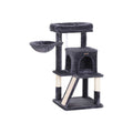 Feandrea Cat Tree Tower, Smoky Grey, 48x48x96cm