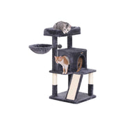 Feandrea Cat Tree Tower, Smoky Grey, 48x48x96cm