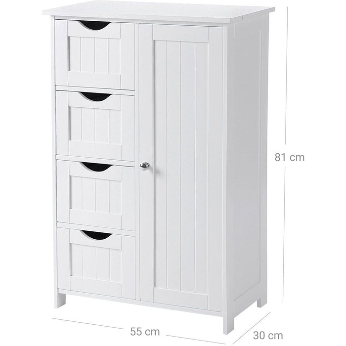 Vasagle 4 Drawer Storage Cabinet