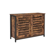 Vasagle Industrial Sideboard With Sliding Doors