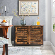 Vasagle Industrial Sideboard With Sliding Doors