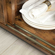 Vasagle Industrial Sideboard With Sliding Doors