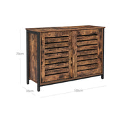 Vasagle Industrial Sideboard With Sliding Doors