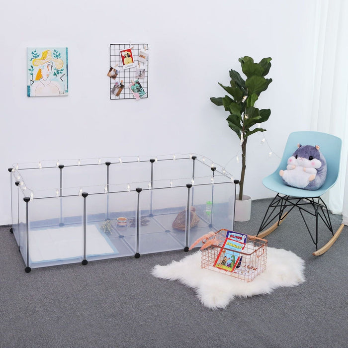 Small Animals Pet Playpen, 143 x 73 x 46 cm