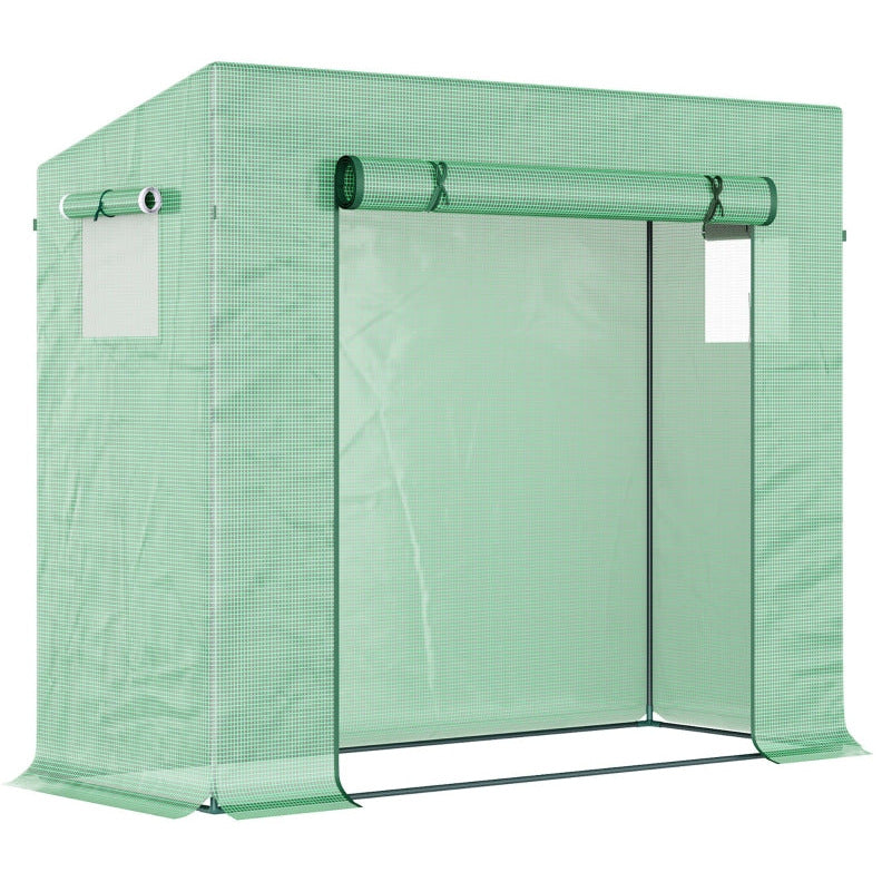 Small Garden Greenhouse Tent, L198xW77xH149-168cm