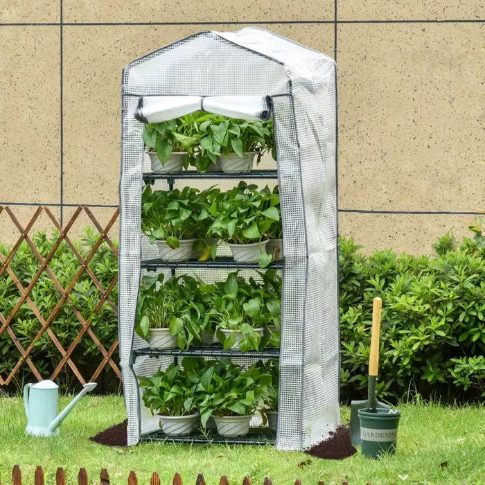 Small Greenhouse With PE Plastic Cover