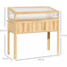 Small Raised Wooden Cold Frame Greenhouse