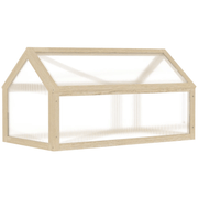 Small Wooden Cold Frame Greenhouse